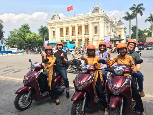 Motorbike City Tours – Hanoi Food and Sights Scooter Tours Led by Women