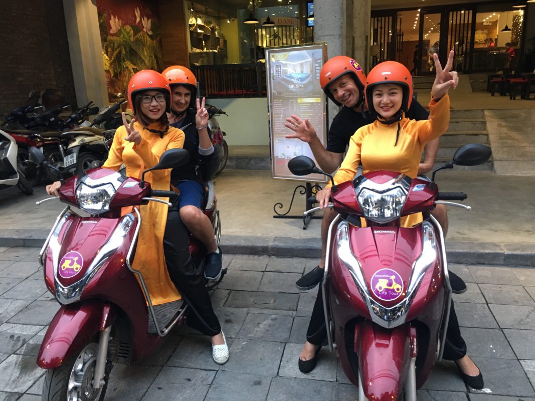 Motorbike City Tours – Hanoi Food and Sights Scooter Tours Led by Women  – Hanoi Vespa Tours – Motorbike Tours Hanoi – Hanoi Jeep Tours – Hanoi Bicycle Tours