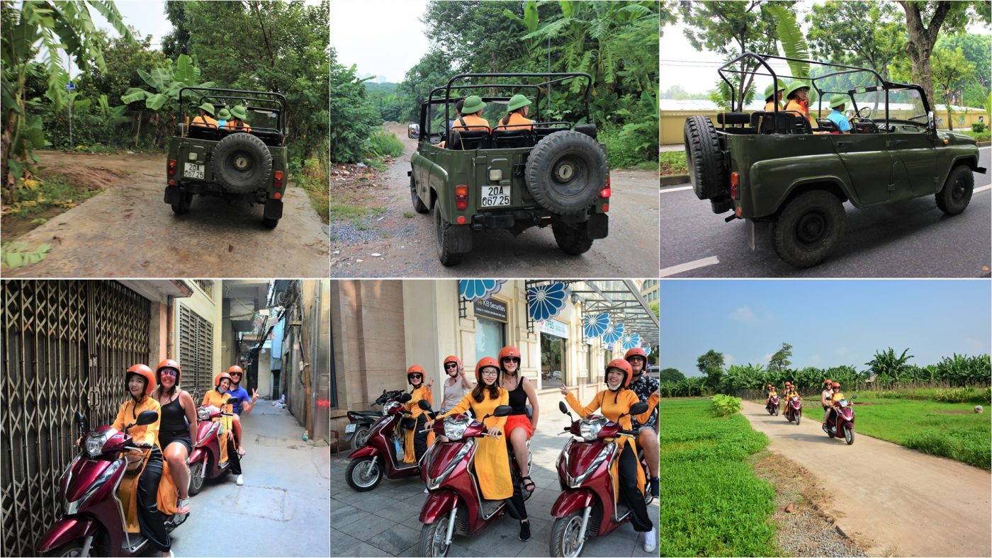 Motorbike City Tours – Hanoi Food and Sights Scooter Tours Led by Women  – Hanoi Vespa Tours – Motorbike Tours Hanoi – Hanoi Jeep Tours – Hanoi Bicycle Tours