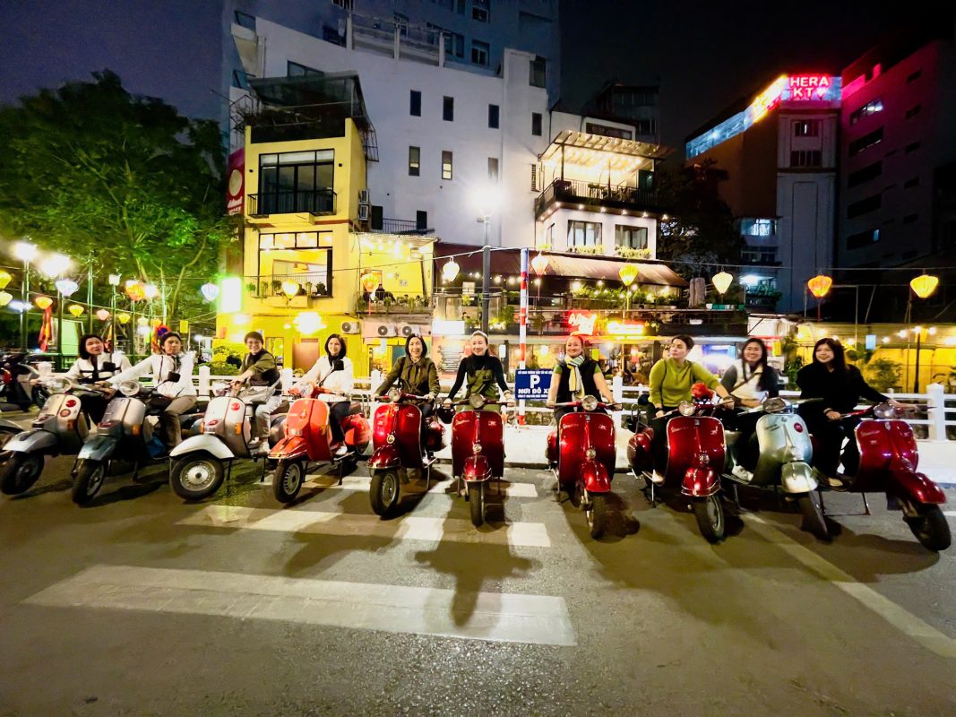 Motorbike City Tours – Hanoi Food and Sights Scooter Tours Led by Women  – Hanoi Vespa Tours – Motorbike Tours Hanoi – Hanoi Jeep Tours – Hanoi Bicycle Tours